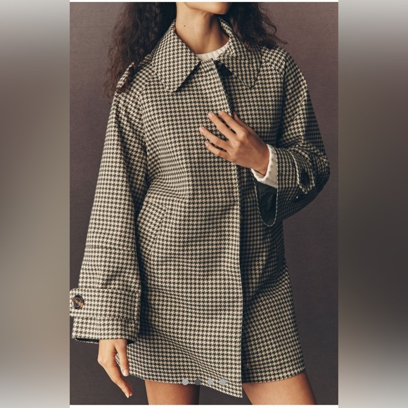 Barbour Jackets & Blazers - Barbour Kennedy Check Showerproof Jacket in Sage Hound Size 8